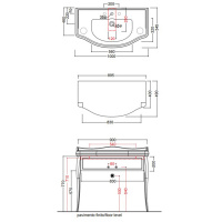 Kerasan Retro Комплект мебели 100см, Цвет: neco/cromo