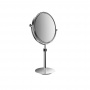 EMCO Pure Зеркало косметическое, Ø201мм, настольн., регулир., 5x кратное увеличение, цвет: хром