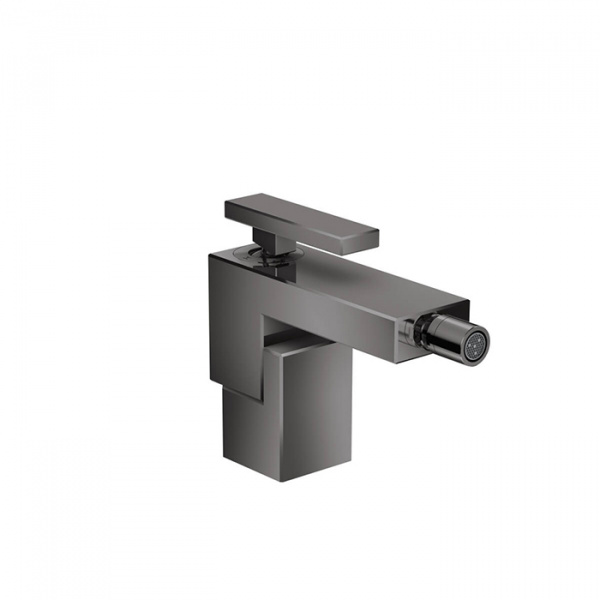 Axor Edge Смеситель для биде, на 1 отв., с донным клапаном push/open, излив 149мм, цвет: черный