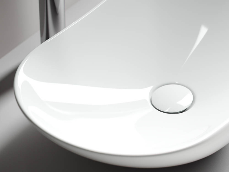 Умывальник чаша накладная овальная  Element 620*360*145мм Ceramica Nova белый CN6015