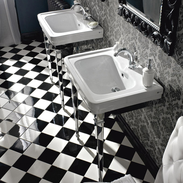 Sbordoni Neoclassica Раковина 65х49х76 см, 1 отв., цвет: белый/хром