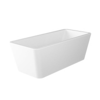 Azzurra Build Ванна отдельностоящая овальная из акрила 180х80х60см, цвет: белый