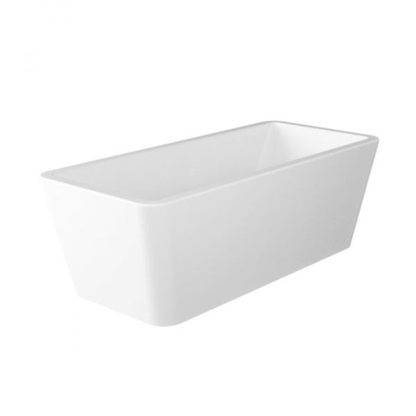Azzurra Build Ванна отдельностоящая овальная из акрила 180х80х60см, цвет: белый