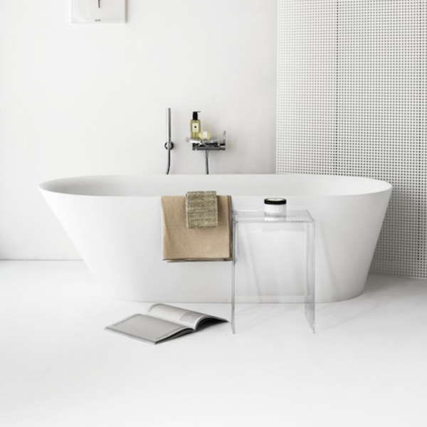 Laufen Kartell Ванна 171.5x81.5x45см, отдельностоящая, с слив-переливом, материал: композит