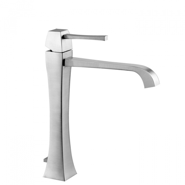Gessi Mimi Смеситель для накладной раковины высотой от 40 до 120мм с донным клапаном, излив 177мм, цвет: хром