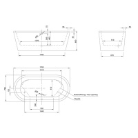 Knief Neo Ванна отдельностоящая 170x80x60см