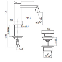Gattoni Color Смеситель  для биде, цвет: хром