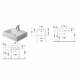 Duravit Vero Раковина 60х47 см, без отв., цвет: белый