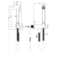 Gessi Eleganza Гигиенический душ, цвет: хром