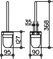 Ершик Keuco Smart 02364