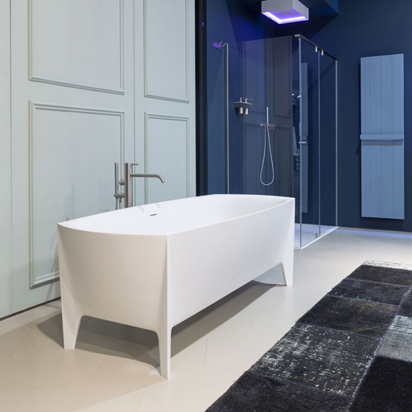 Antonio Lupi Edonia Ванна отдельностоящая 172х76х60см, в комплекте с нажимным донным клапаном, сифоном и гибким шлангом