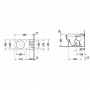 Duravit Starck 3 Унитаз моноблок 65.5х36см, с отдельным бачком с механизмом хром, включая крепление, слив универсальный, цвет: белый