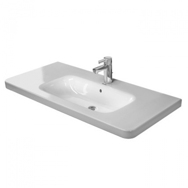 Duravit DuraStyle Раковина 100х48 см, 3 отв., с переливом, цвет: белый