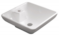 a-Quattro Раковина настольная 480*480 мм с 1 отверстием под смеситель и без донного клапана