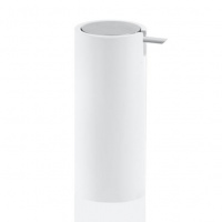 Decor Walther Stone SSP Дозатор для мыла, настольный, цвет: белый / сталь матовая