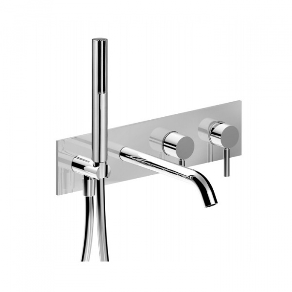 Fantini Nostromo Смеситель для ванны, встраиваемый, цвет: хром