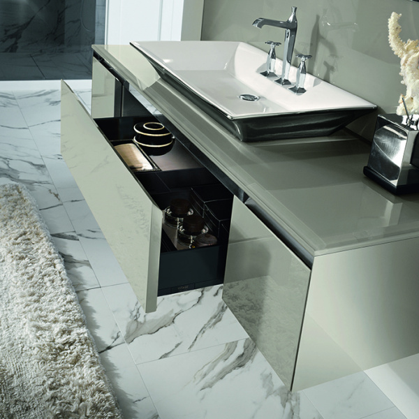 VITAGE milldue edition FOUR SEASONS Комплект мебели с тумбой под раковину, раковиной NIZZA88, зеркалом BELFAST, 180 см, цвет: Agata