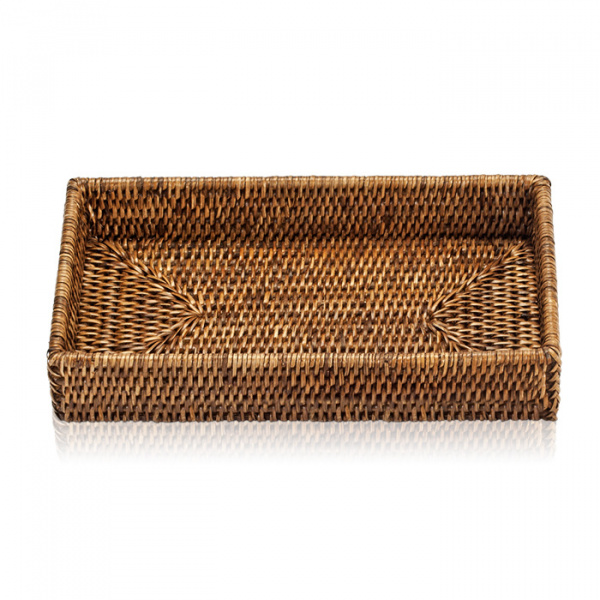 Decor Walther Basket Tab2 Лоток универсальный 30x16см, настольный, цвет: ротанг темный