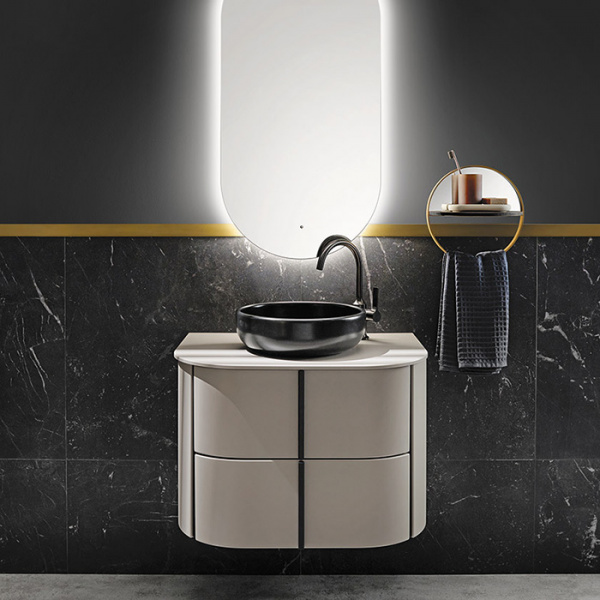 Burgbad Lavo 2.0 Зеркало 50х100х4.2см, LED подсветка по периметру, 4250К, с выключателем