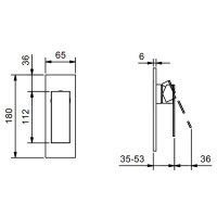 Fantini Mint Смеситель для душа, встраиваемый, цвет: нержавеющая сталь