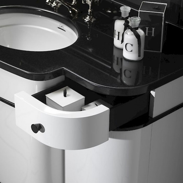 Devon&Devon Music Комплект мебели 120 см, цвет: белый/deep black/deep black