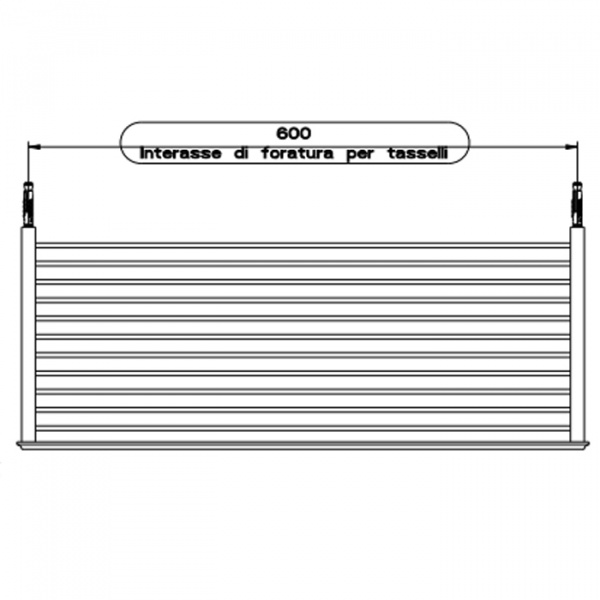 Gessi Eleganza Полочка 60см широкая, подвесной, цвет: шлифованное золото