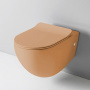Artceram FILE 2.0  Унитаз подвесной безободковый 36х52 см, с креплениями, цвет: arancio cammeo