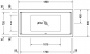 Ванна акриловая Duravit Starck 180x90 прямоугольная, встраиваемая