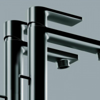 TOTO MH Смеситель для раковины, с донным клапаном, цвет: хром