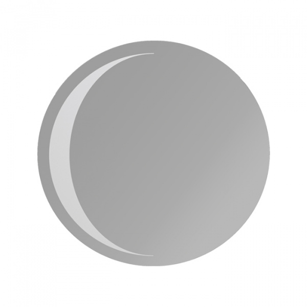 Simas Henges Зеркало круглое Mezzaluna с подсветкой