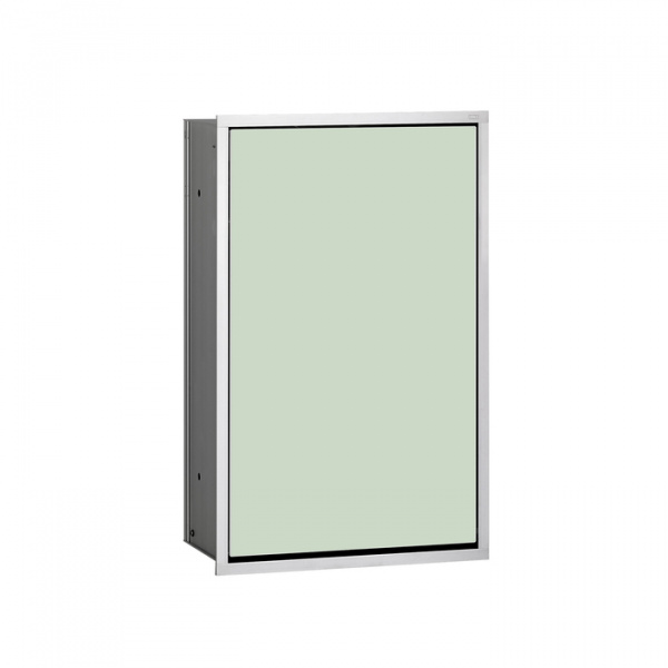 EMCO Asis 300 Модуль с мусорной корзиной, встраиваемый, цвет: алюминий/белый ELS