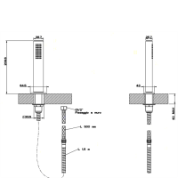 Gessi Ovale Держатель с убирающейся душевой лейкой, цвет: хром