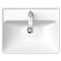 Duravit D-Neo Раковина накладная 55х44см, с переливом, с 1 отв., цвет: белый