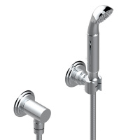 THG Flore Душевой комплект с ручным душем, шланг 1500 мм., держатель и подвод воды, цвет: хром