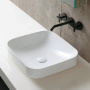 AZZURRA ELEGANCE Раковина 45х40 см, без отв., накладная, цвет: белый