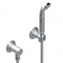 THG Flore Душевой комплект с ручным душем, шланг 1500 мм., держатель и подвод воды, цвет: хром