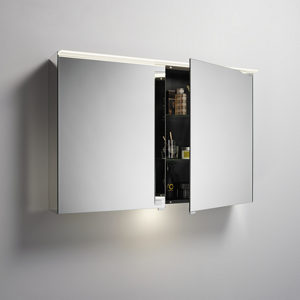 Burgbad Yumo Шкаф зеркальный 100x67.5x21 см, с подсветкой