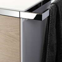 Burgbad Yso Комплект подвесной мебели 158x49x45 см, цвет: белый глянец/аутентичный дуб