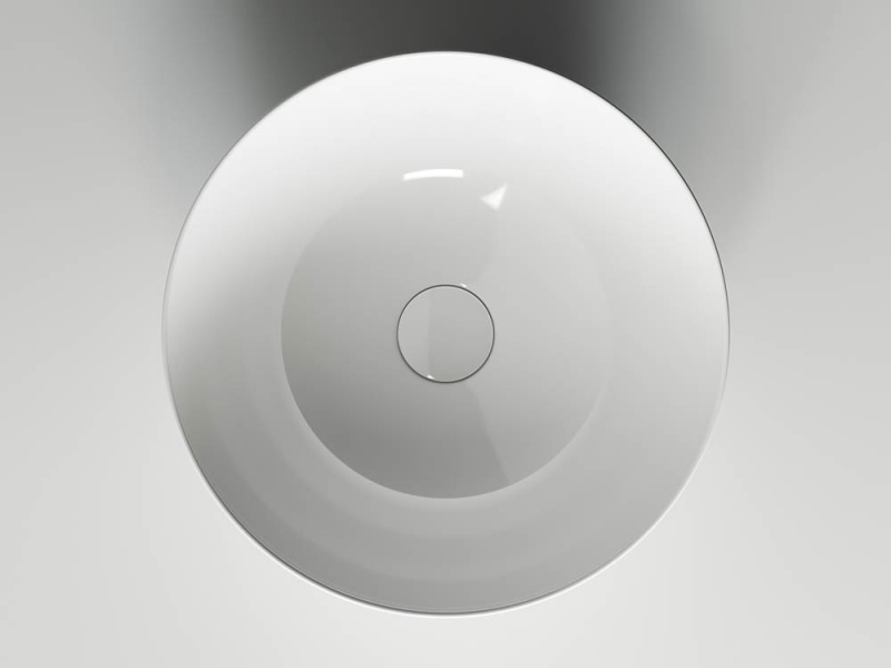 Умывальник чаша накладная круглая  Element 358*358*155мм Ceramica Nova белый CN6002