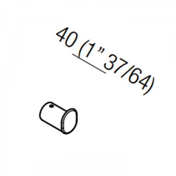 Agape Dot line Крючок подвесной, цвет: черный