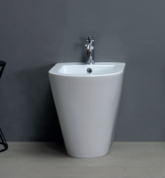 AZZURRA FORMA Биде  приставное  54х37х43см , с 1 отв под смеситель,с креплением, цвет: белый