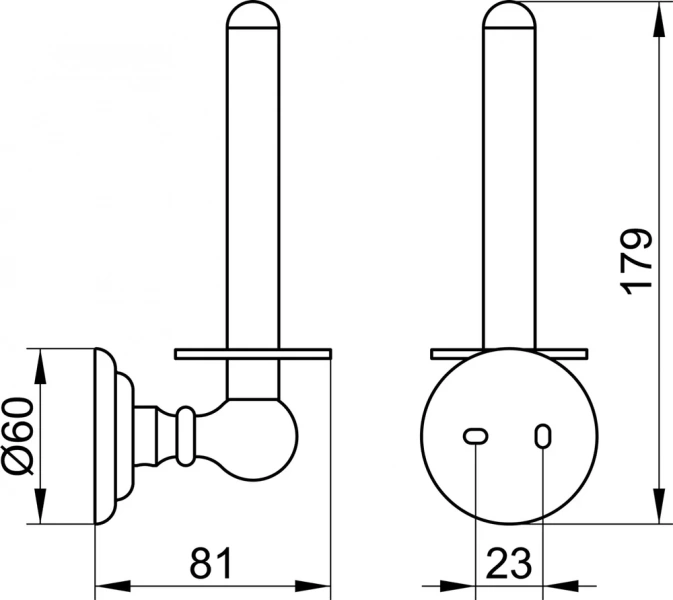 Держатель для запасных рулонов Keuco Astor 02163