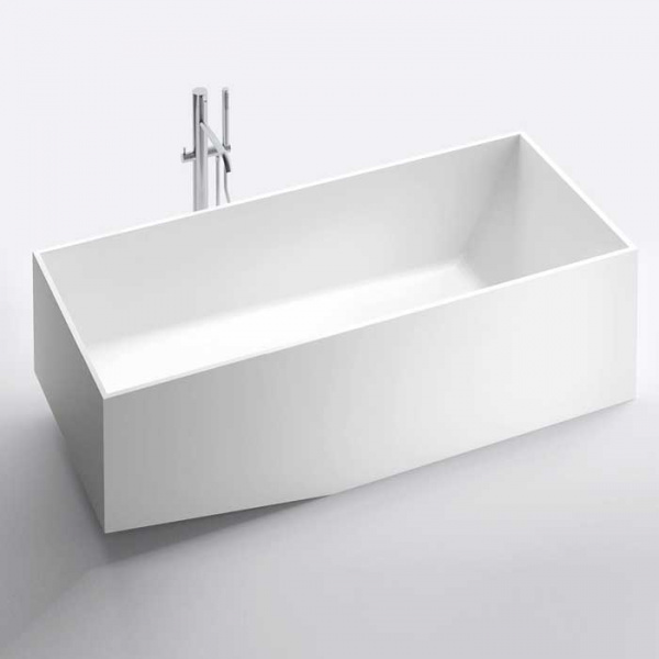 NOORTH milldue edition SLASH Ванна отдельностоящая 175х75х50см, с сифоном, milltek solid, фурнитура хром