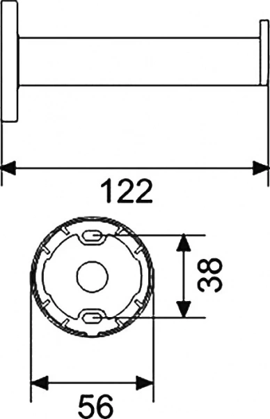 Держатель для запасных рулонов Keuco Plan 14963 хром