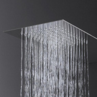 Antonio Lupi Душевая система Lastra 20,7x50,3x0,2 см, цвет: Acciaio Satinato