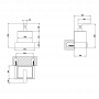 Gessi Rettangolo Дозатор для жидкого мыла подвесной, цвет: хром/белый