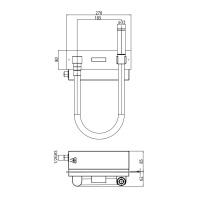 Bossini Kneipp Гигиенический душ со смесителем, лейкой и шлангом, цвет: хром