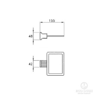 Stella Casanova Держатель мыльницы подвесной (без мыльницы) 1022 цвет: хром