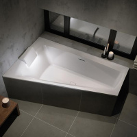 Ванна асимметричная Riho BR03C0500K00130, 170х110, санитарный акрил