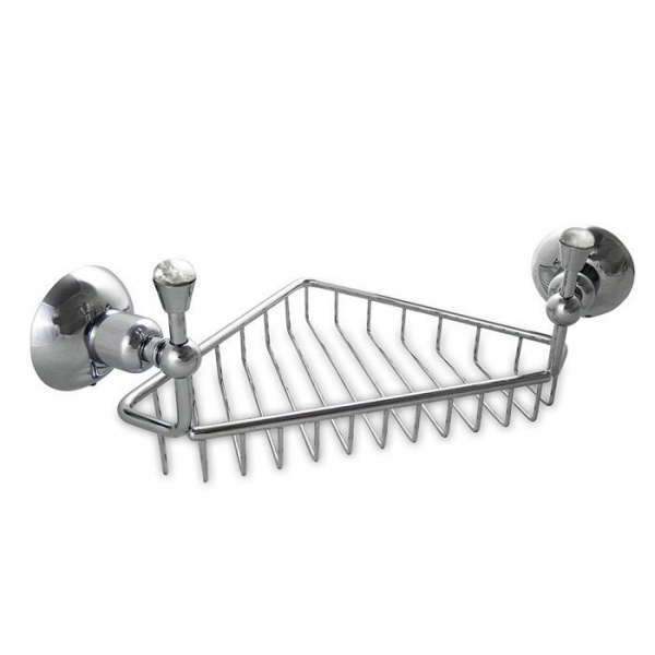 Nicolazzi Cristallo Di Rocca Полочка-решетка угловая, подвесной, цвет: хром
